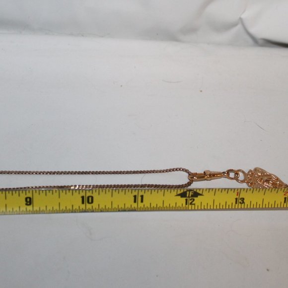 Authentic Gucci Zipper Pull Pendant on 12K   Vintage Chain - Picture 8 of 8